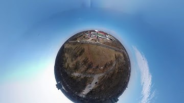 DJI Spark Tiny Planet Animation: High Points Solution Stadium