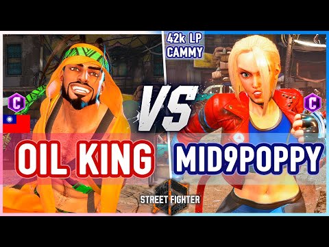 SF6 🔥 Oil King (Rashid) vs Mid9poppy (Cammy) 🔥 Street Fighter 6