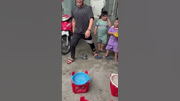 thiện thử thách ném bóng vào rổ được trúng thưởng tiền 3#funny