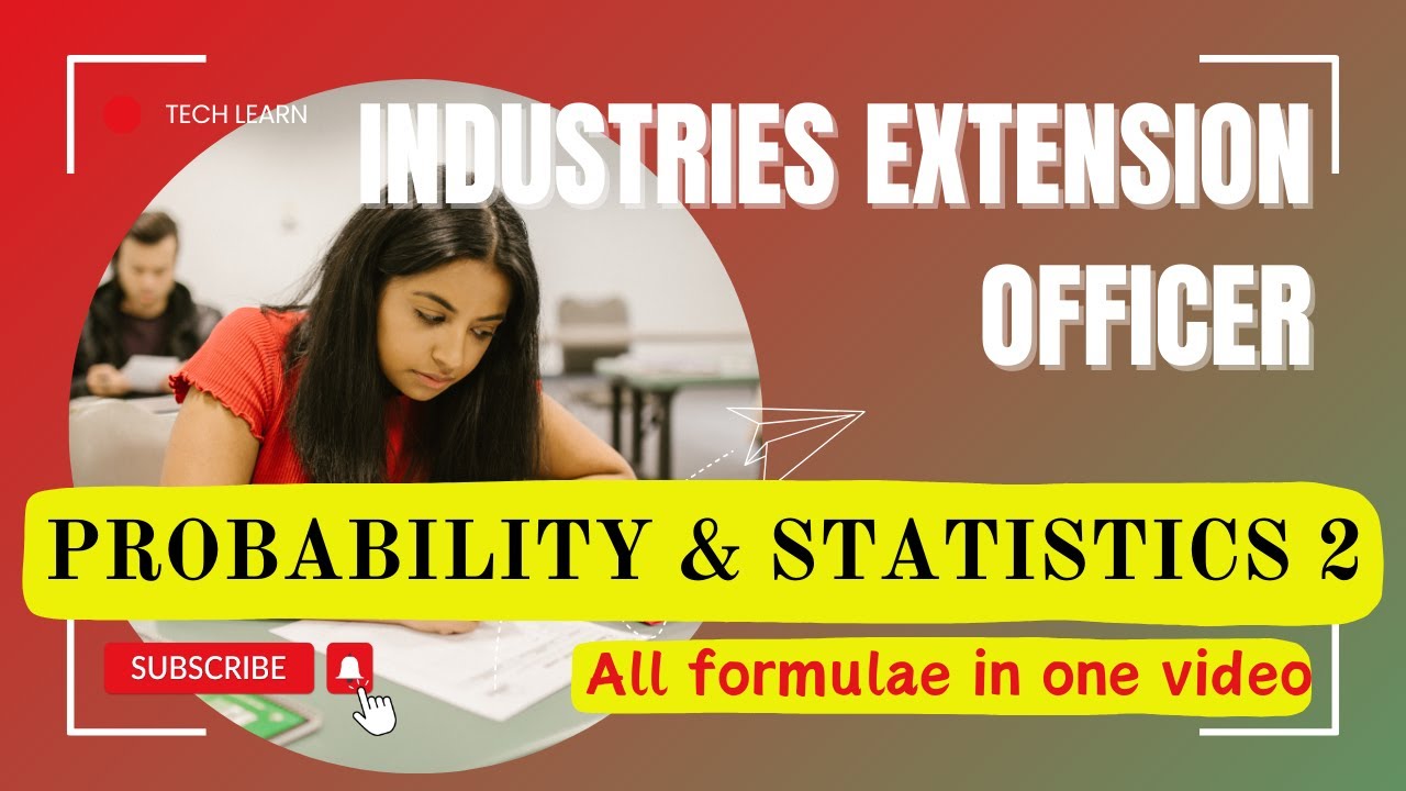 IEO | Engineering Mathematics | Probability & Statistics 2 | Formulae Discussion | Revision Series