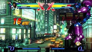 UMvC3: Spencer, zip loop on Sentinel from command grab (no just frame)