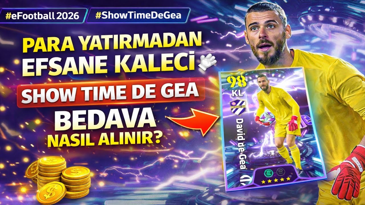 BEDAVA HER TOPU TUTUYOR! 😱 SHOW TIME DE GEA NASIL ALINIR? (EFOOTBALL 2026)