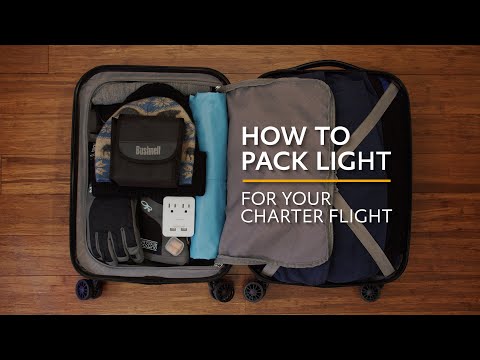 How to Pack Light for Your Charter Flight
