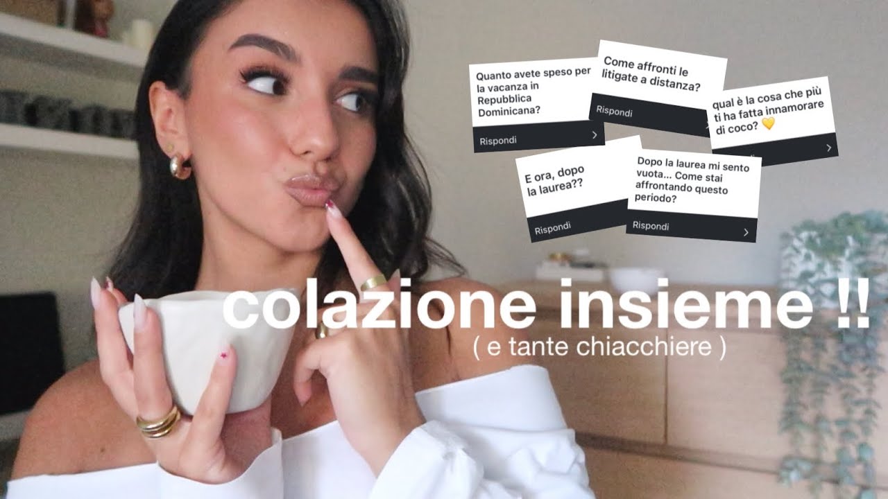 relazione difficile? costo del viaggio? depressione post laurea? | mukbang colazione !!