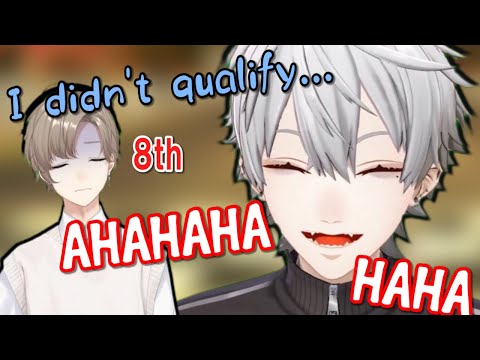［Eng Sub］Kuzuha laughs hysterically when he finds out that Kanae has been eliminated ［Nijisanji/tee］
