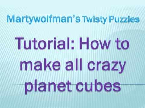 Tutorial: How to create the whole 3x3 crazy planet series, using just 2 puzzles