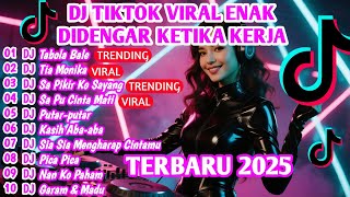 DJ TIMUR VIRAL TIKTOK 2025 🎵 DJ TABOLA BALE 🎵 DJ TIA MONIKA I LOVE YOU 🎵 DJ SA PIKIR KO SAYANG
