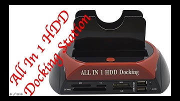 All In 1 HDD Docking Station Dual USB 2.0 2.5" 3.5" IDE SATA External HDD Box Aliexpress Unboxing