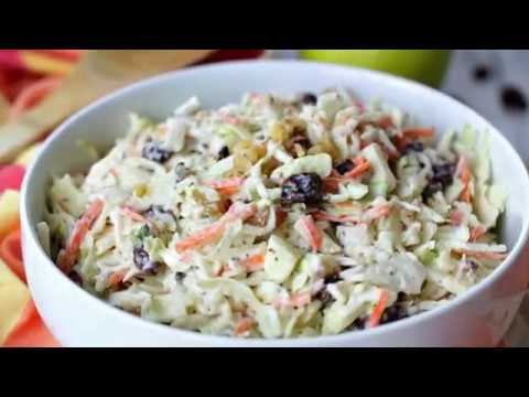 Apple Raisin Coleslaw