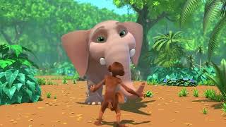 Bandar hathi wala cartoon movie full funny comedy and fully drama#ekmotahathighumechala#virelvideo  