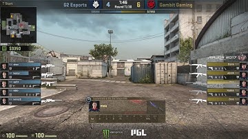 Gambit mou T Spawn to Z AWP Wallbang Cache