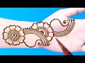 New easy full hand shaded arabic design  simple arabic mehendi  design  mehandi designs