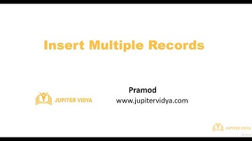 16.5 Insert Multiple Records | Database SQLite | Learn Python Programming Step by Step Tutorial