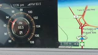FM scan in Portage LA Prairie