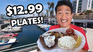 Eating at the BIGGEST SEAFOOD MARKET in Redondo Beach!