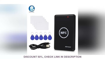 RFID Copier Duplicator 125KHz Key fob NFC Smart Card Reader Writer 13.56MHz Encrypted Programmer USB