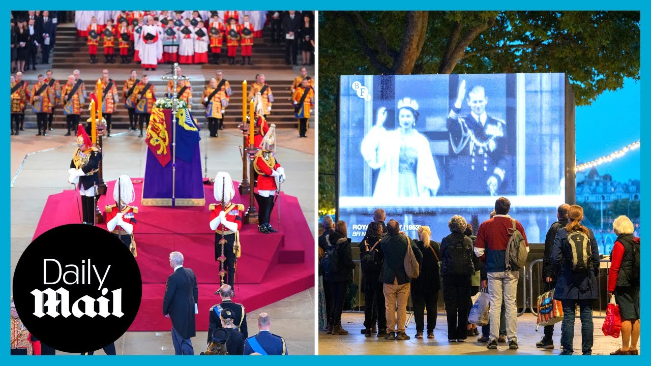 LIVE: View of London as huge queue forms to see the Queen's coffin in Westminster Hall