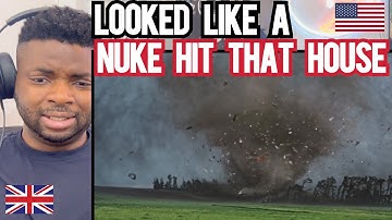 A TORNADO DESTROYS A FAMILY HOME RIGHT IN FRONT OF ME! - Brit Reacts