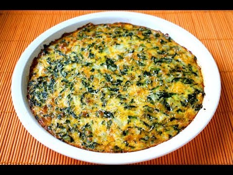 Crustless Spinach Quiche