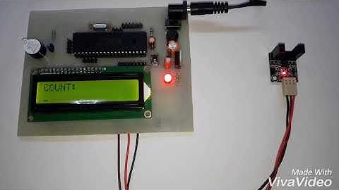 PIC microcontroller based Object Counter project
