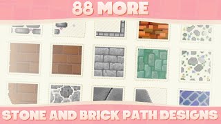 88 More Custom Stone & Brick Designs For Animal Crossing New Horizons!