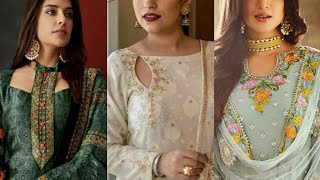 16+ Latest Salwar Kameez Neck Designs || Neck Designs Of Kurti screenshot 3