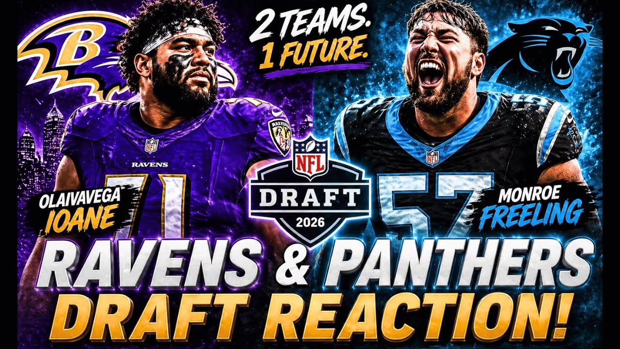 The Ravens and Panthers plans are becoming VERY CLEAR...Instant draft reactions