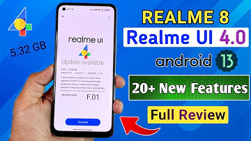 Realme 8 New Realme UI 4.0 & Android 13 Update F.01 | New Features | Realme 8 f.01 Full Review