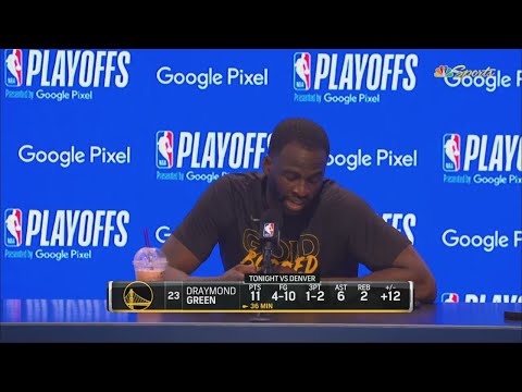 Draymond Green Postgame Interview | Golden State Warriors beat Denver Nuggets 102-98