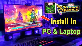 How To Install Marvel Strike Force Squad RPG Game In PC & Laptop In 2022 screenshot 4
