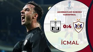 Neftçi 0:4 Qarabağ | Azərbaycan kuboku, yarımfinal | İCMAL