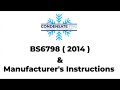 BS6798 and Manufactures instructions on Condensate protection