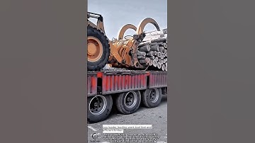 Log loader loading work tool fast and efficient timber for time saving work