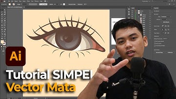 Cara mudah membuat vector mata di Adobe Illustrator