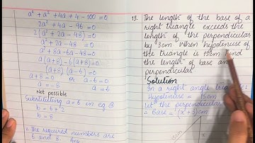 Exercise 20.7 | Part 2 | Simultaneous Equations