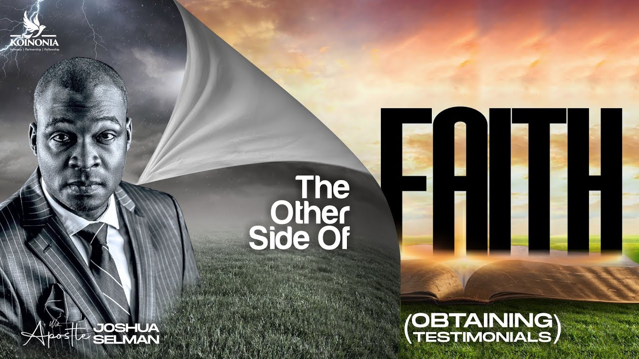 ⁣THE OTHER SIDE OF FAITH(OBTAINING TESTIMONIALS)||WOFBEC 2024|| LAGOS-NIGERIA|| APOSTLE JOSHUA SELMAN