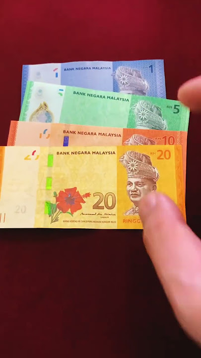 Circulating Banknotes 🇲🇾 Malaysia money currency cash #shorts #short