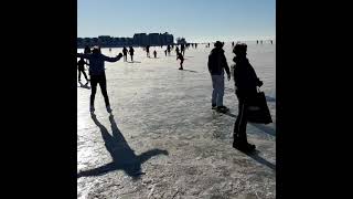 Ijspret Op Het Hoornse Hop 13 Februari 2021 Temperatuur -7 Graden