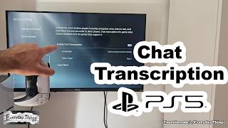 How to Turn On or Off Chat Transcription on PS5