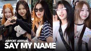 세이마이네임, 인천공항 입국 | SAY MY NAME Airport Arrival