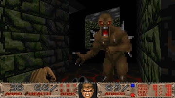 Doom Memento Mori 2 (1996) MAP05: "Rites of Passage" UV Respawn Speedrun 4:07 xx% Kills 100% Secrets