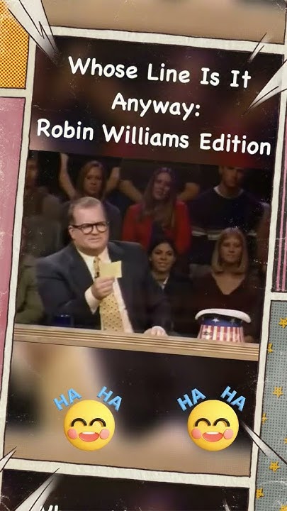 Whose Line Is It Anyway With Robin Williams Robin Williams Whose Line Is It Anyway #youtubeshorts #comedy #