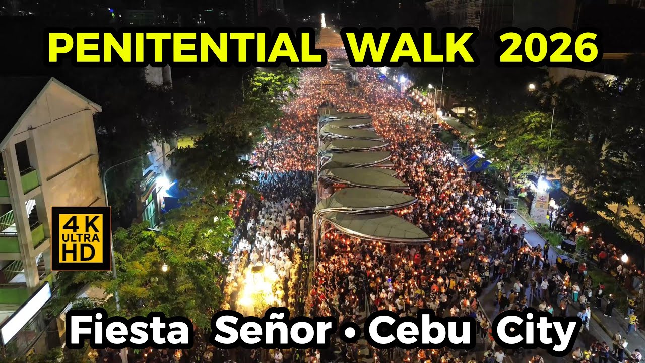 Fiesta Señor 2026 Penitential Walk | Cebu City Dawn Procession to Santo Niño | ASMR Faith Journey