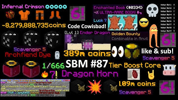 Blessed by INSANE RNG 😎🔥🤘(hypixel skyblock moments #87)