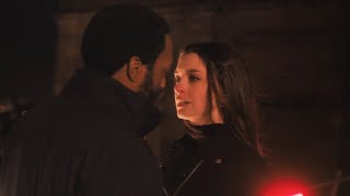 Locked Down _ Kiss Scene — Linda and Paxton (Anne Hathaway and Chiwetel Ejiofor)