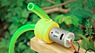 How To Make Water Pump From Dc Motor At Home