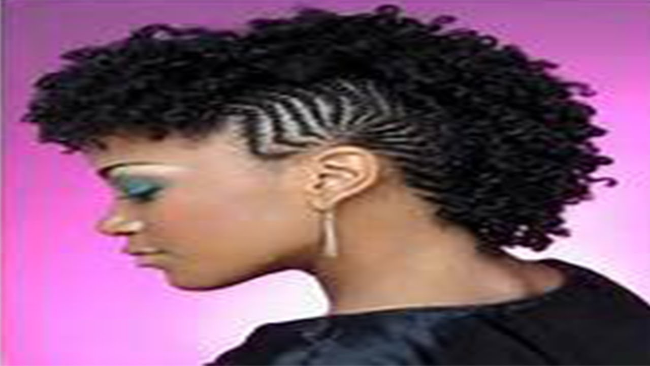 Natural Hair Styling Textured Side Mohawk