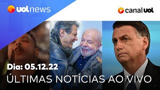 Lula com Haddad, Bolsonaro chora em evento, carne com ouro: notícias ao vivo e análises | UOL News