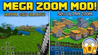 Best Zoom Mod for Minecraft PE 1.21 
