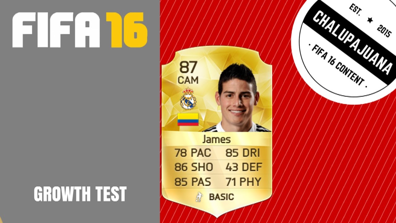 FIFA 16 | James Rodríguez | Growth Test